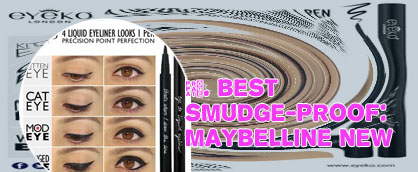 Brown liquid eyeliner