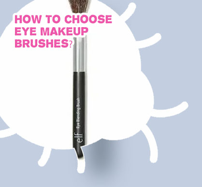 Eye makeup blending brush