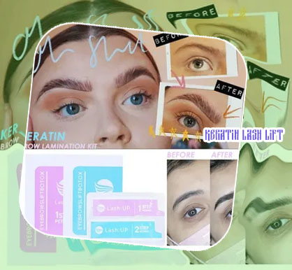 Keratin eyebrow lift