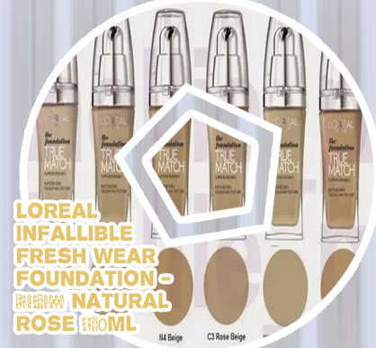 Loreal natural rose foundation