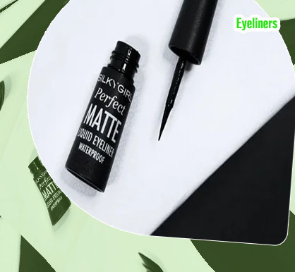 Matte brown liquid eyeliner