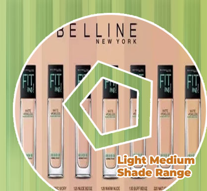 Maybelline foundation shades for medium skin tone