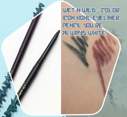 Wet and wild white pencil